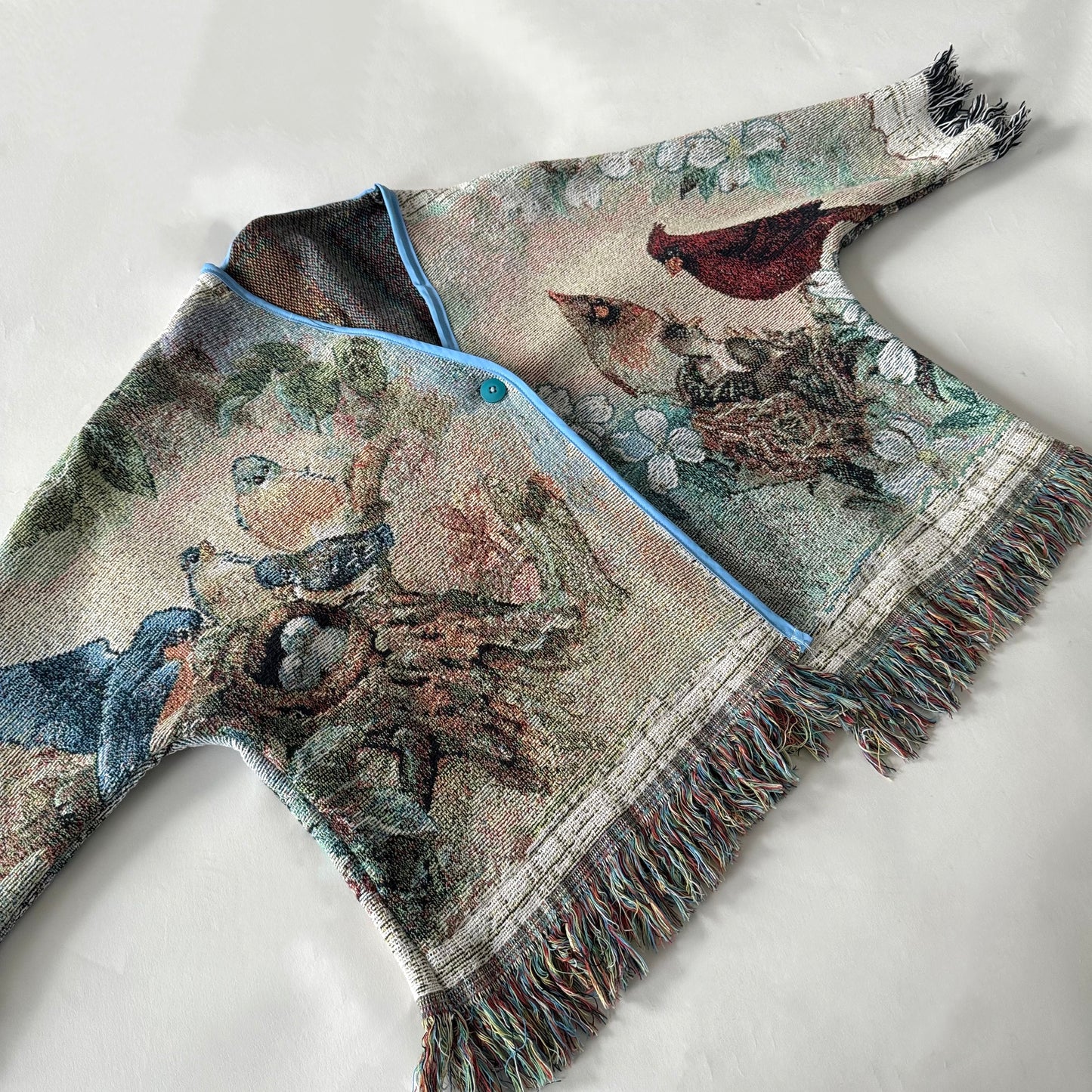 The Blanket Cardigan - Birds of a Feather
