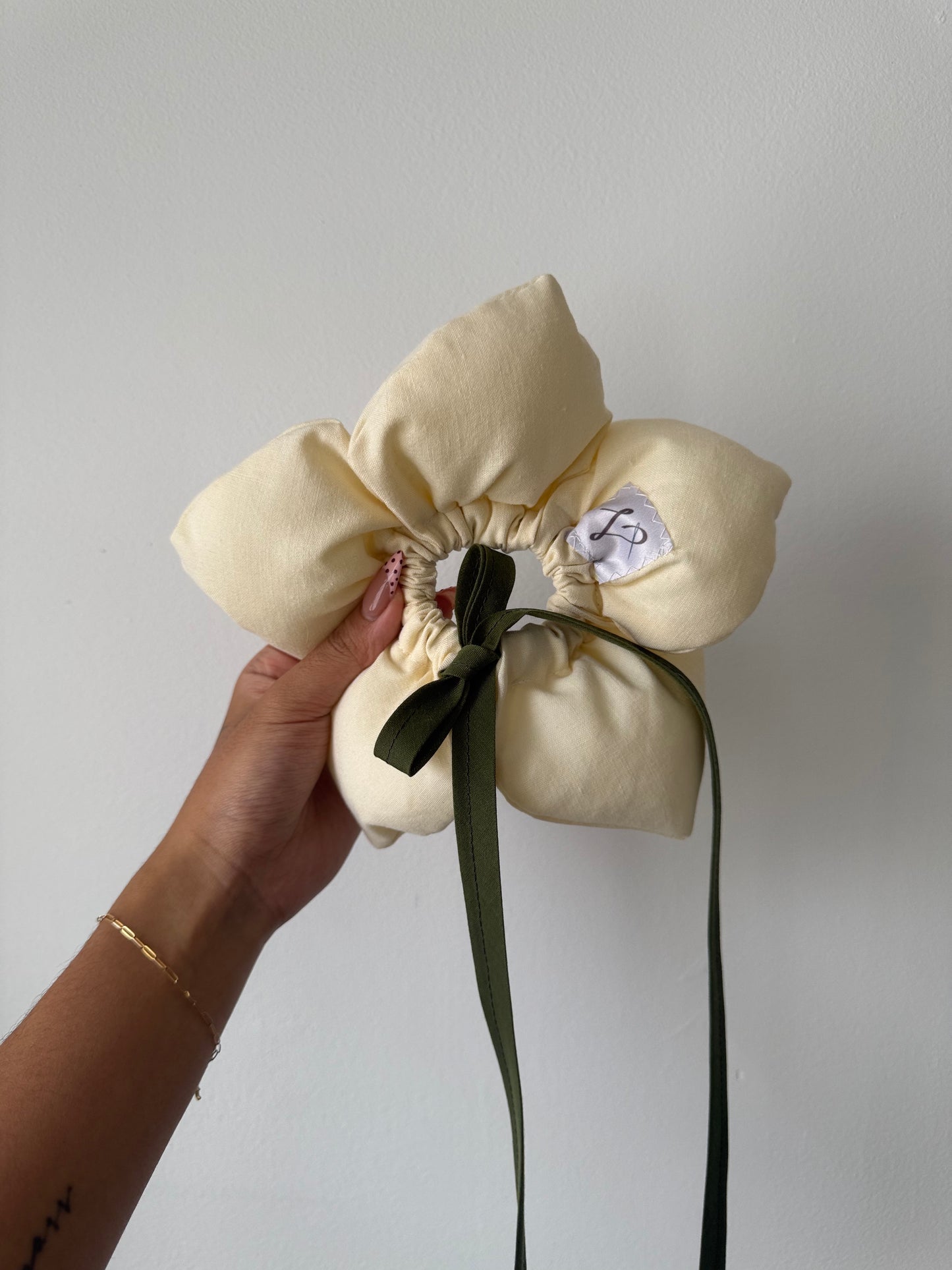 The Sampaguita Scrunchie - Butter Yellow